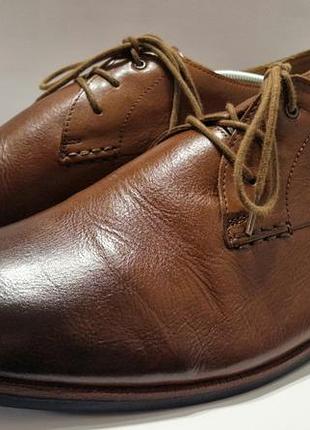 Туфлі дербі clarks 1825 cushion plus – натуральна шкіра – розмір 48 (14 us / 13 uk), 32 см