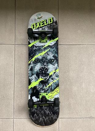 Скейтборд oxelo mid 500 wolf