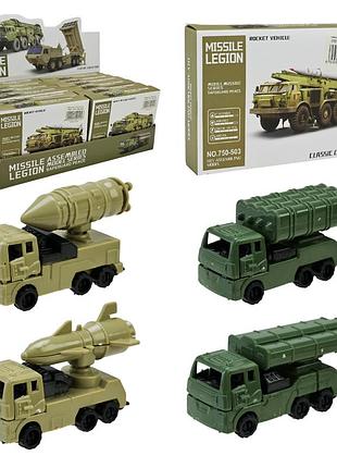 Сборная модель арт. 750-503 (432шт/2) военная серия,4 вида, 12шт в дисплей боксе 29,6*16,3*10,9см,цена за шт.