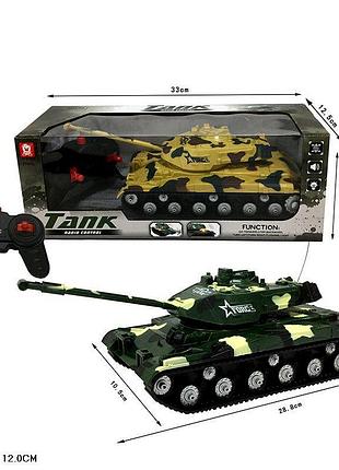 Танк р/к арт. akx529-2 (64шт/2) батар.,2кольора,світ.,звук,короб 29,5*11,5*12см