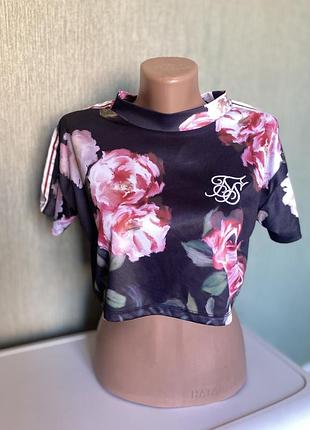 Вкорочена жіноча футболка,бренду siksilk британія,s