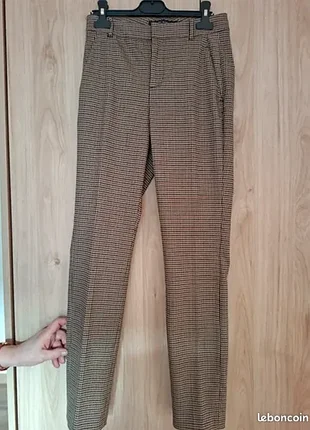 Женские брюки в клетку zara