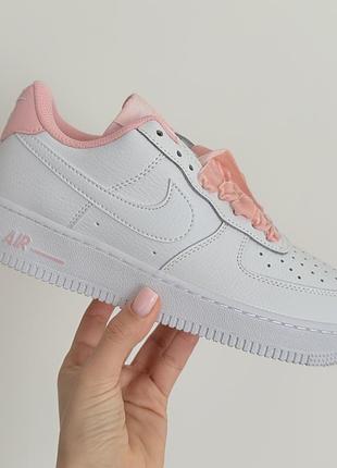 Женские кроссовки nike air force кожа