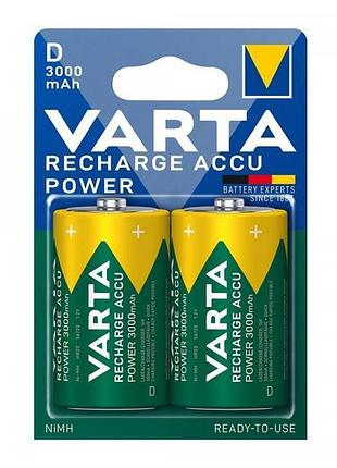 Акумулятор універсальний varta rechargeable accu d 3000 ма·год bli 2 ni-mh