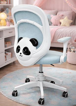 Кресло вращающееся детское с подставкой для ног perfect kids panda green perfect home зеленый (pfh-092112)