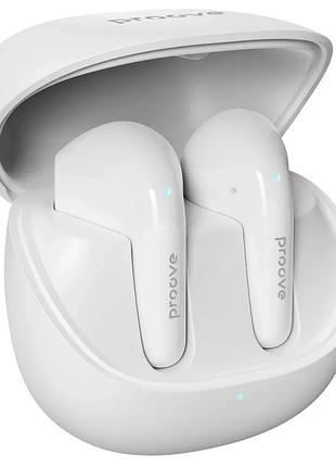 Беспроводные наушники proove logic tws bluetooth 5.4 с кейсом 300 мач белые