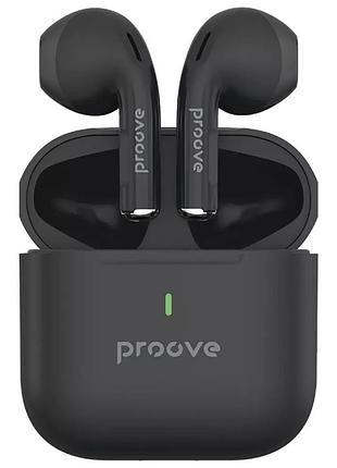 Бездротові навушники proove mainstream 2 tws bluetooth 5.4 з кейсом 300 ма·год чорний (twms2001ap01)