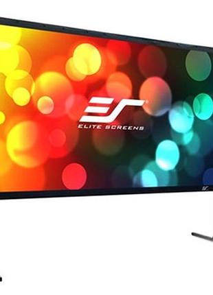 Мобільний проекційний екран elite screens 120" oms120h2, рамний, 266×149 см, чорний