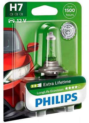 Автолампа h7 longlife ecovision 12v 55w px26d (блистер 1шт)