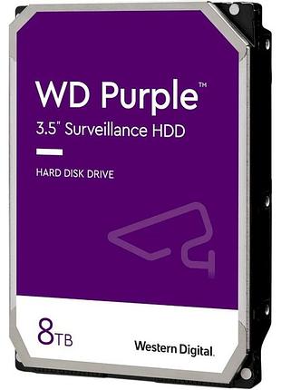 Жорсткий диск western digital wd purple 8тб/256мб/5640 об/хв (wd85purz)