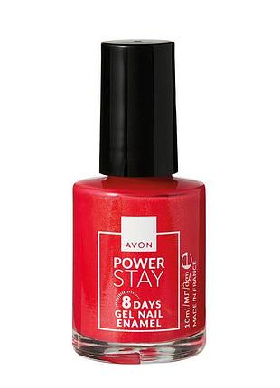 Лак для ногтей avon «суперустойчивость» красный мак/scarlet poppy,10 мл (158511574)