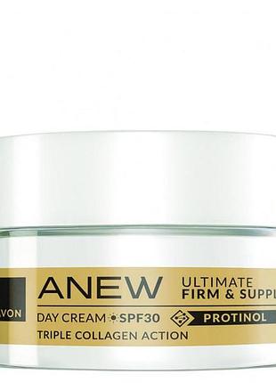 Дневной крем для лица avon anew 40+ «упругость и мягкость» spf30, 15 ml (158511568)