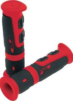 Грипсы progrip 964 gel черный / красный (cc96482)
