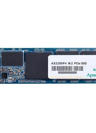 Накопитель ssd apacer as2280p4 512gb черный m.2 2280 pcie 3.0 x4 3d tlc (ap512gas2280p4-1)