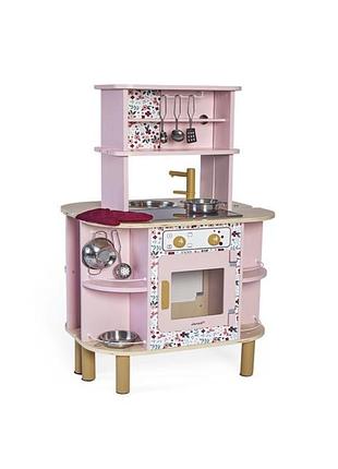 Игровой набор janod - кухня двухсторонняя для детей от 3-х лет (j06616)