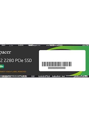 Накопитель ssd apacer as2280p4x 512gb черный m.2 2280 pcie 3.0 x4 3d tlc (ap512gas2280p4x-1)