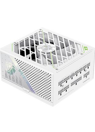 Блок питания gamemax gx pro 850g wh белый 850w atx 3.1 модульный 80+ gold 135 мм вентилятор для пк (gx pro 850g wh)