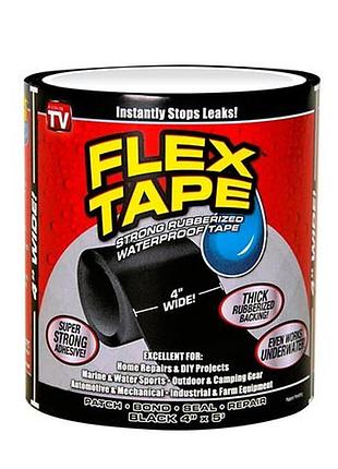 Водонепроникна ізоляційна стрічка flex tape 152x10см прорезиненная
