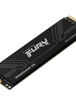 Накопичувач ssd kingston fury renegade g5 1tb чорний m.2 2280 pcie 5.0 x4 nvme 3d tlc для ноутбука та пк швидкість читання до