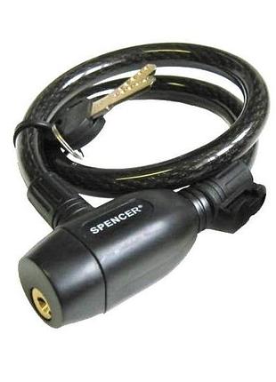 Замок spencer zs4107 под ключ 12 х 650мм черный (zs4107)