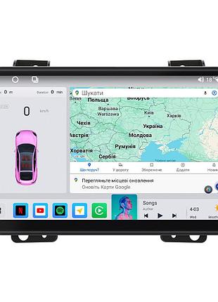 Штатная магнитола lesko совместима с ford fiesta 2001-2005г 9" 4/64 qled carplay 4g wi-fi gps 360 prime