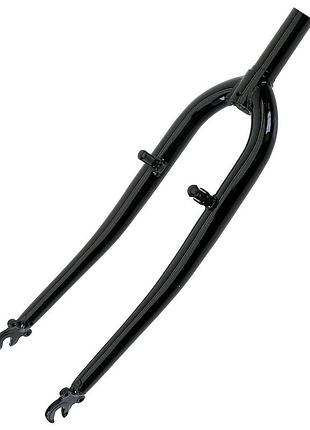 Вилка жесткая 20" резьбовая 1", черный (wid074)
