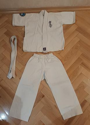Кимоно для единоборств на 5-6-7 лет
