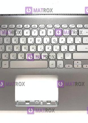 Передняя панель для asus vivobook s15 x530, vivobook s15 s530 серебристо-серый