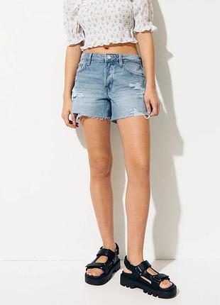 Рваные короткие шорты от h&amp;m