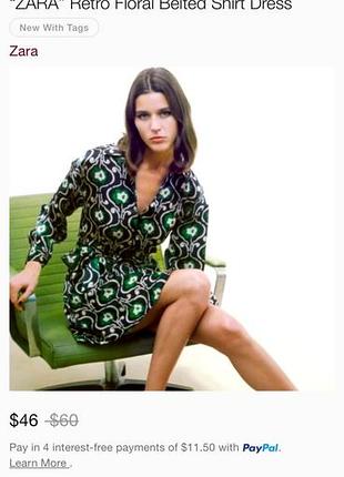 911/275  платье рубашка zara