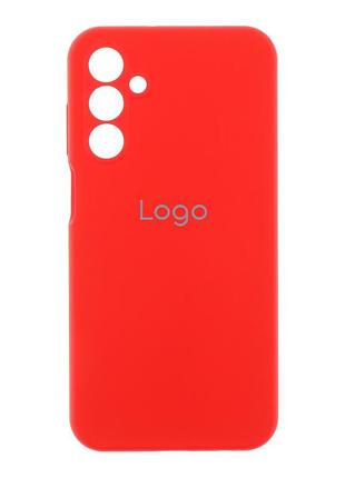 Чехол-накладка liquid silicone (aa) с защитой на камеру для samsung galaxy a16 4g / samsung galaxy a16 5g red