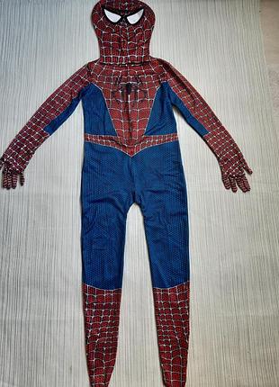 Карнавальный костюм человек паук spider man 7-9р новый