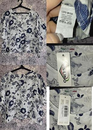 Льняная блуза/топ 🇮🇹
бренд: luigi moda
made in italy