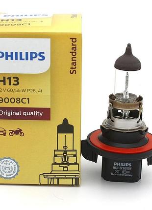 Автолампа h13 standard 12v 60/55w p26,4t (1шт)