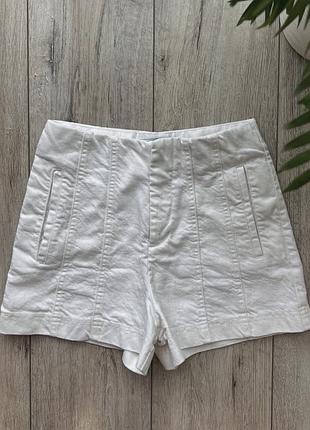 Жіночі білі шорти zara 34 розмір