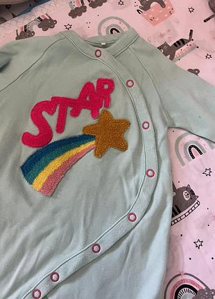 Чоловічок (сліп) next з об'ємною аплікацією "star"