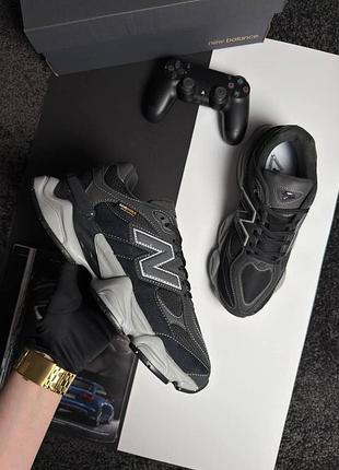 Чоловічі кросівки new balance 9060 black grey