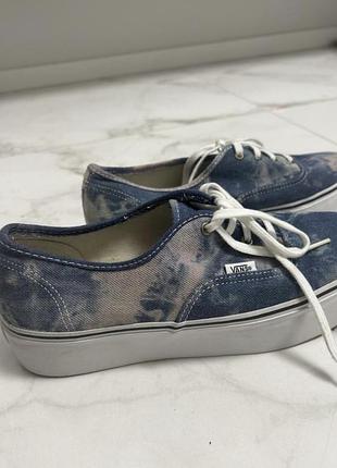 Кеди літні vans denim destroy washed