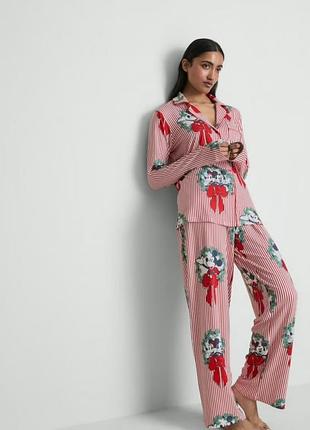 Святкова піжама disney x primark (mickey & minnie) розмір л