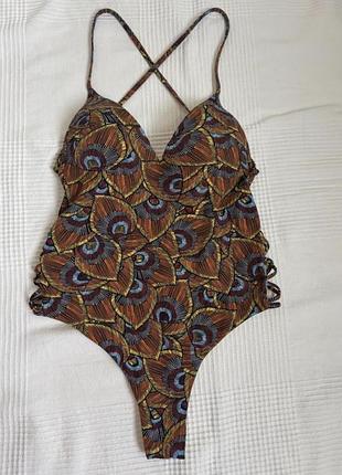 Суцільний купальник calzedonia