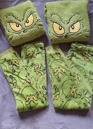 Фемели лук пижамка grinch
