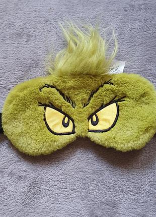 Повязка маска для сна grinch