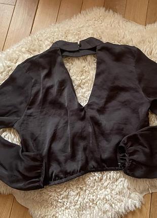 Блуза топ  коричнева