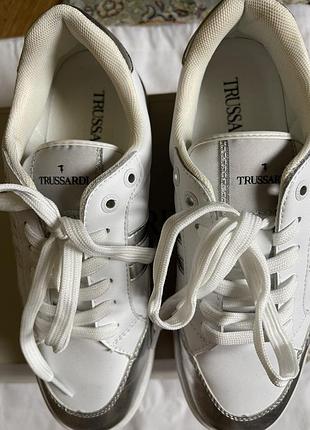 Кеди бiлi  trussardi jeans