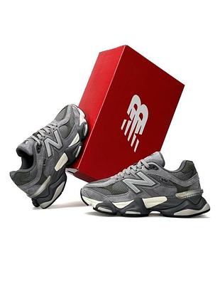 Женские кроссовки new balance 9060 grey khaki