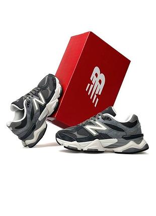 Женские кроссовки new balance 9060 grey white