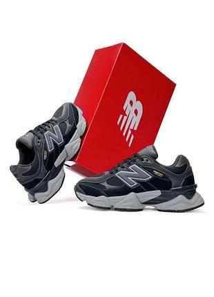 Женские кроссовки new balance 9060 black light grey