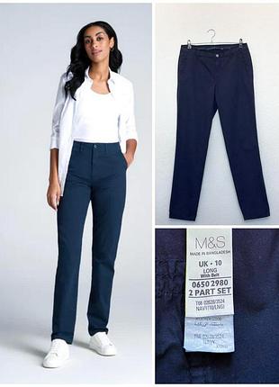 Жіночі бавовняні штани брюки чіноси marks&spencer chino cotton pants,  p. 10