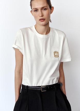 Оверсайз футболка размер м, xl zara