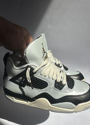 Кросівки nike air jordan 4 retro gs "pure platinum" розмір 36